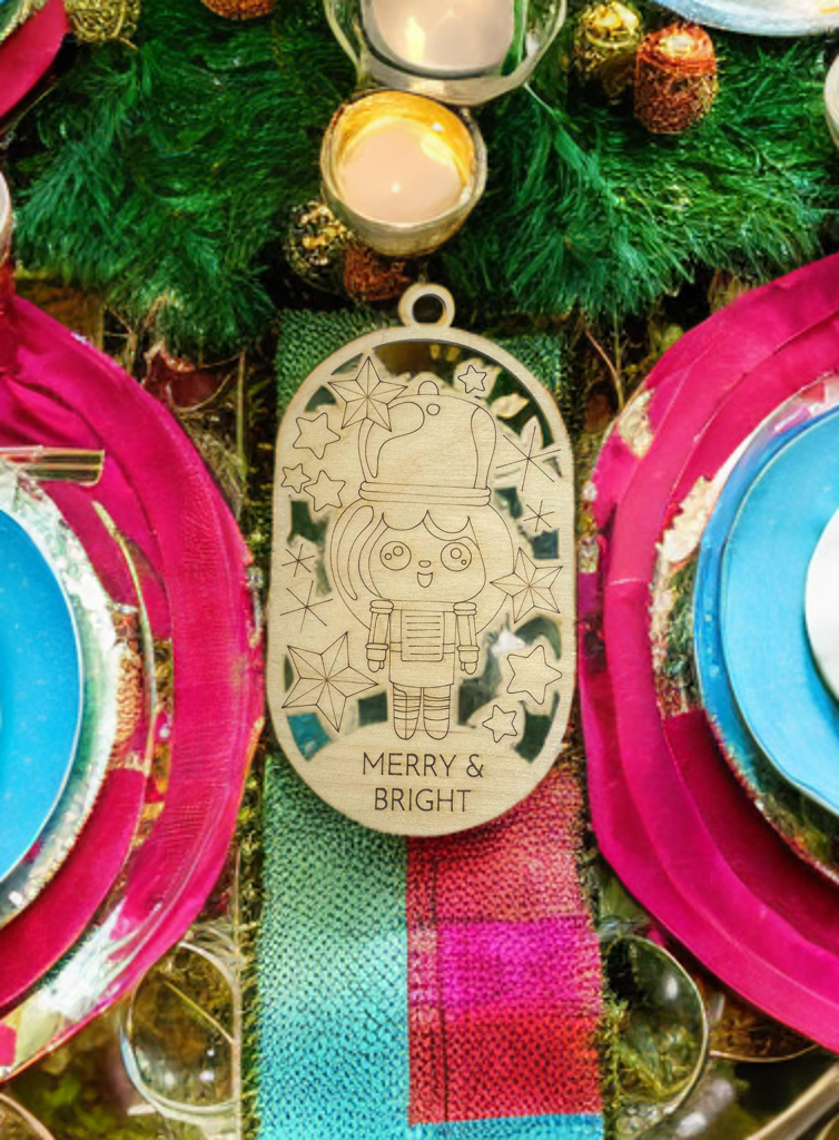 Holiday Ornament Coloring Kit