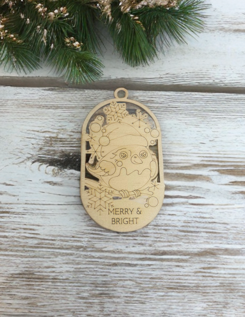 Holiday Ornament Coloring Kit