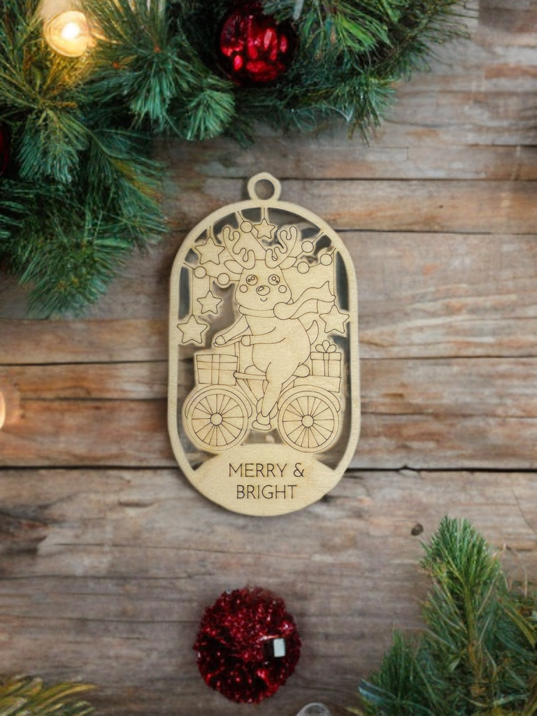 Holiday Ornament Coloring Kit