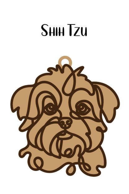 Dog Breed Ornaments