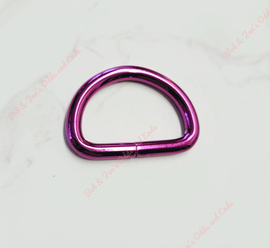 Pink 1" D-rings